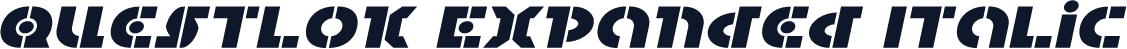 Questlok Expanded Italic