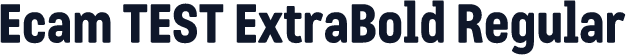 Ecam TEST ExtraBold Regular