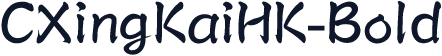 CXingKaiHK-Bold