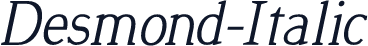 Desmond-Italic