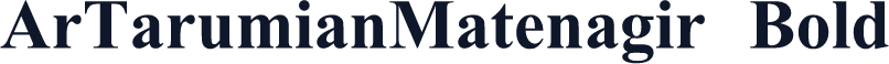 ArTarumianMatenagir  Bold