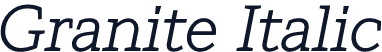 Granite Italic