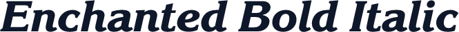 Enchanted Bold Italic