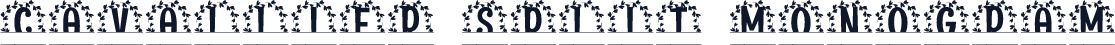 Cavallier Split Monogram