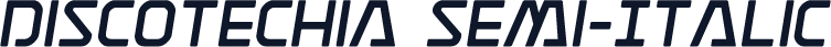 Discotechia Semi-Italic