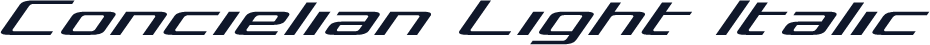 Concielian Light Italic