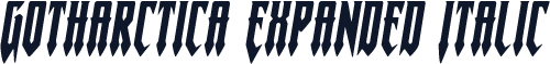 Gotharctica Expanded Italic