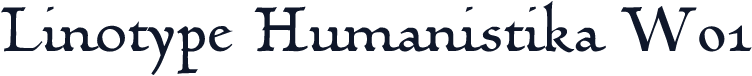 Linotype Humanistika W01