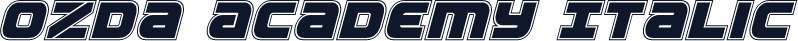 Ozda Academy Italic