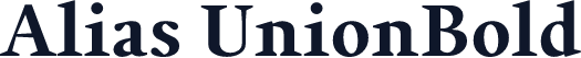 Alias UnionBold