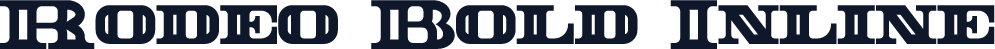 Rodeo Bold Inline