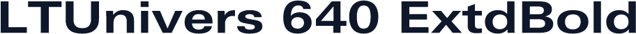 LTUnivers 640 ExtdBold
