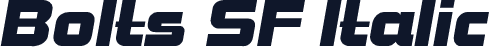 Bolts SF Italic