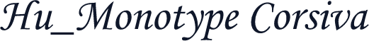 Hu_Monotype Corsiva