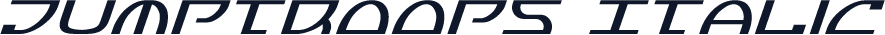 Jumptroops Italic