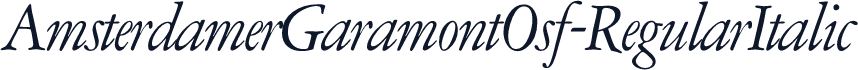 AmsterdamerGaramontOsf-RegularItalic