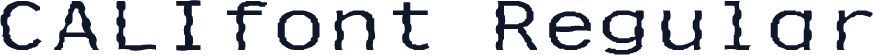 CALIfont Regular