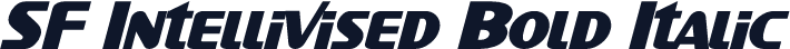 SF Intellivised Bold Italic