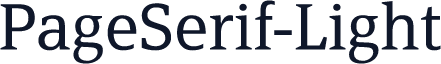PageSerif-Light