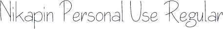 Nikapin Personal Use Regular