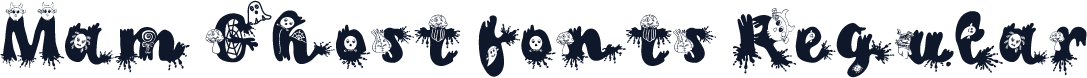 Mam Ghost fonts Regular