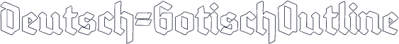 Deutsch-GotischOutline