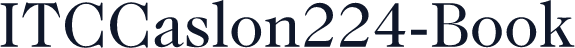 ITCCaslon224-Book