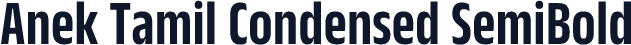 Anek Tamil Condensed SemiBold