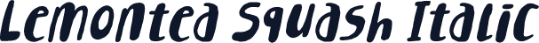 Lemontea Squash Italic