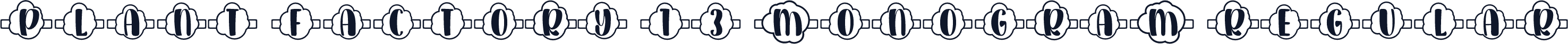 Plant Factory 13 monogram Regular