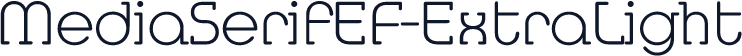 MediaSerifEF-ExtraLight