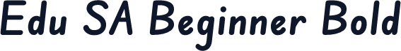 Edu SA Beginner Bold