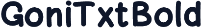 GoniTxtBold