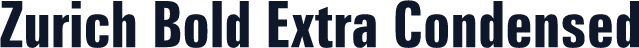 Zurich Bold Extra Condensed
