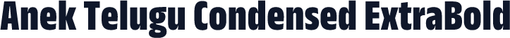 Anek Telugu Condensed ExtraBold