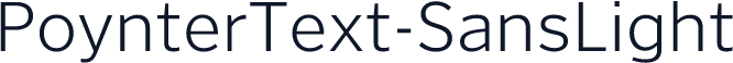 PoynterText-SansLight