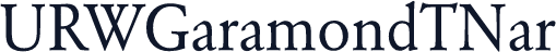 URWGaramondTNar