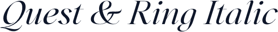 Quest & Ring Italic