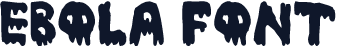 Ebola Font