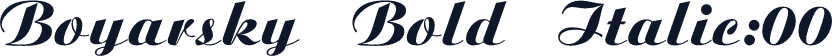 Boyarsky Bold Italic:00