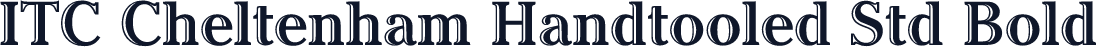 ITC Cheltenham Handtooled Std Bold