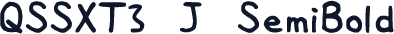 QSSXT3 J SemiBold