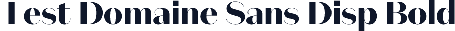 Test Domaine Sans Disp Bold