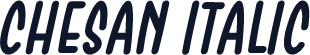 Chesan Italic