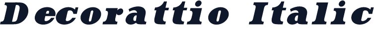 Decorattio Italic