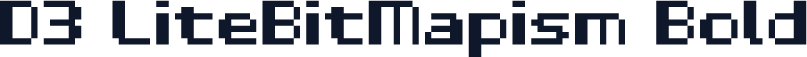 D3 LiteBitMapism Bold