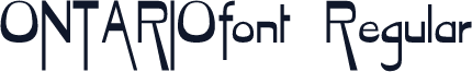 ONTARIOfont Regular