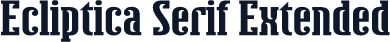 Ecliptica Serif Extended