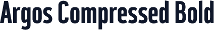 Argos Compressed Bold