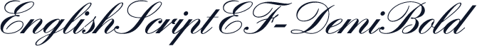 EnglishScriptEF-DemiBold